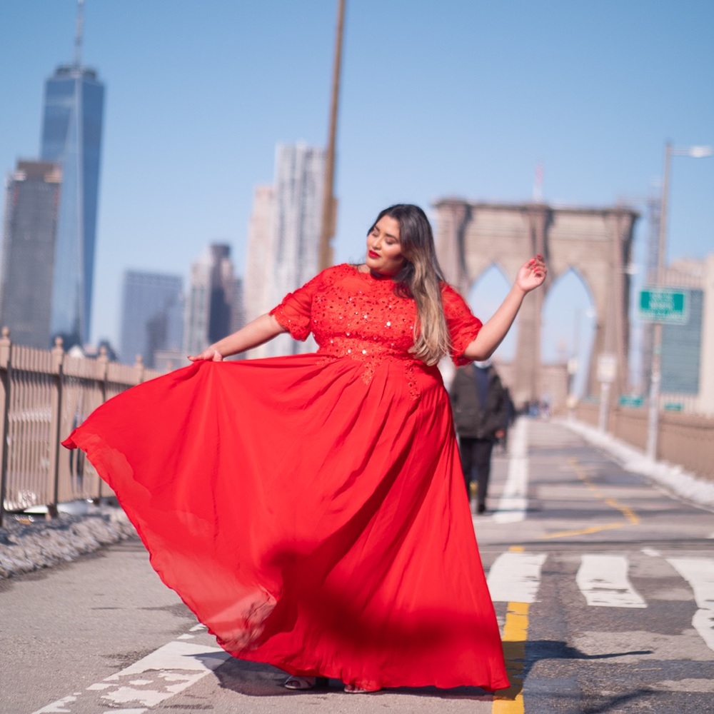 Red Beaded Dresses
